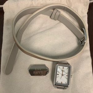 KEEP Collective tank watch with wrap band